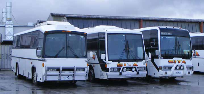 SITA Austral Minimaster HRP2 227, MCA Marathon 229 & Volvo B12RT Austral Denning Majestic 216